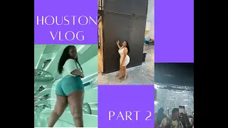 Houston Vlog: Girls Trip + Birthday Celebration 🥳 | Turkey Leg Hut, Club Space, + More PART TWO