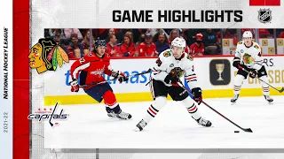 Blackhawks @ Capitals 12/2/21 | NHL Highlights