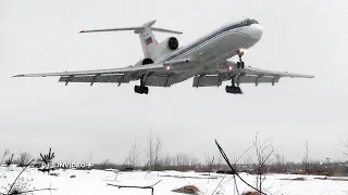 This is not an April Fool's joke. Tupolev is still flying! Tu-154M in Vnukovo (March 2022)