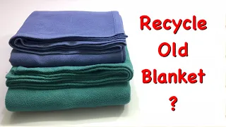 ⭐️ 4 CREATIVE IDEAS TO RECYCLE OLD BLANKETS/ BEST OUT OF WASTE OLD BLANKET COVER / OLD BLANKET REUSE