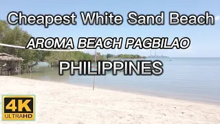 Aroma Beach Pagbilao | Cheapest white sand beach | 4K