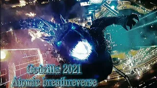 Godzilla 2021 atomic breath reverse.