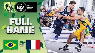 Brazil v France | Men | Full Game | Crelan FIBA 3x3 World Cup 2022