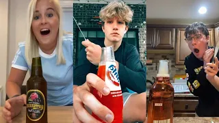 Glass Bottle Challenge - Craziest Trend Ever Tik Tok