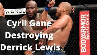 Watch how Ciryl Gane Outperformed Derrick Lewis - Fight highlights