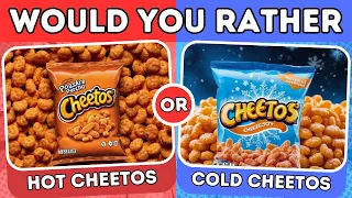 Hot Vs Cold Challenge | Pick One Kick One | This Or That | Would You Rather Food | Probe Quest |