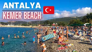 Kemer Turkey 2022 Antalya - Kemer summer holiday beach walk tour