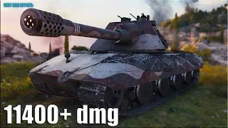 Потный бой на Рудниках 11к урона ✅  World of Tanks E100