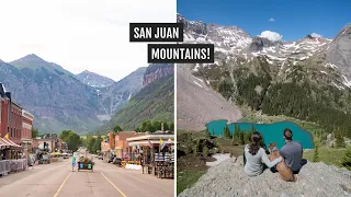 Our last weekend in Colorado’s San Juan Mountains 😭⛰: Exploring Telluride + Blue Lakes Trail