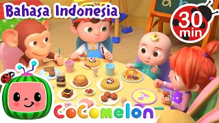 Lagu Sarapan Bersama | CoComelon | Kartun dan Lagu Anak | Moonbug Kids Indonesia | Nursery Rhymes