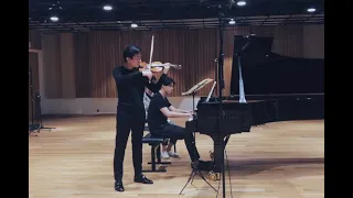Shucong plays Debussy Violin Sonata in G Minor L.140 III. Finale (Très animé)