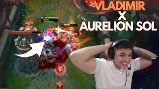 (VLAD X AURELION) COMO COLOCAR O DRAGAO PRA MAM4R! - VLADIMIR GAMEPLAY