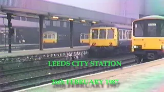 BR in the 1980s Leeds City Station in February 1987