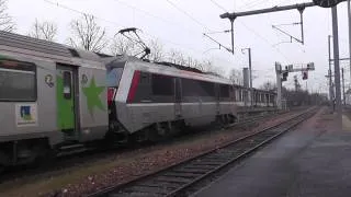 BB 26014 en gare de Caen sur son intercités Bas Normand