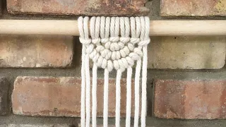 Macrame Semi-Circle / Semi-Lunar Pattern