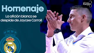 El Real Madrid homenajea a Jaycee Caroll | Playoff Liga Endesa 2022