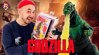 ПАПУ РОБА РАЗДАВИЛ ГОДЗИЛЛА??? РАСПАКОВКА ФИГУРКИ GODZILLA ОТ NECA!