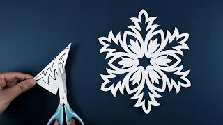Paper Snowflakes #10 - How to make Snowflakes out of paper - DIY Christmas decoration ideas