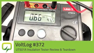 Uni-T UT501A Insulation Tester Review & Teardown - Voltlog #372
