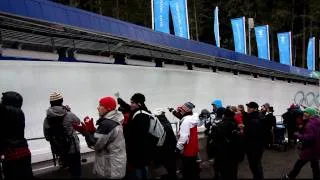 Women's Bobsleigh, Turn 11 - Feb. 24