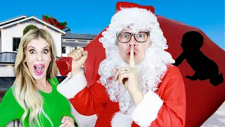 Surprising Best Friends with SANTA for 24 HOURS