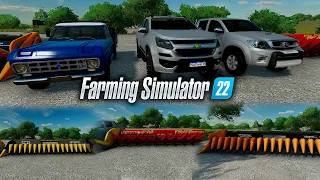 FS22 PC  DOWNLOAD Super Pack de Barra de cortes + Caminhonetes!!!