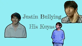 SB19 JUSTIN bullying his kuyas for 4 minutes