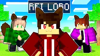 Jogando como LOBO REI no Minecraft