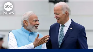 President Biden welcomes Indian Prime Minster Modi to the White House