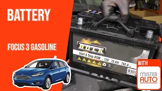 How to replace the car battery Focus mk3 1.0 Ecoboost 🔋
