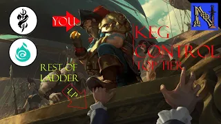 TOP TIER KEG CONTROL (Gangplank/Thresh) | New Patch | Season of Fortune | Legends of Runeterra | LoR