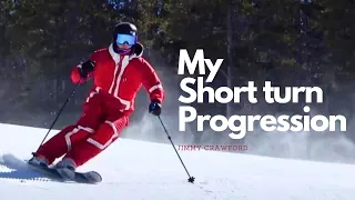 Tuto ski | Ski tips - Skiing short turn radius progression - Simple steps