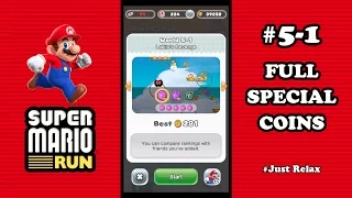 Super Mario Run - World 5-1 - Full special coins