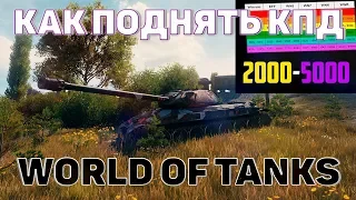 КАК ПОДНЯТЬ СТАТИСТИКУ И КПД В 2020 В WORLD OF TANKS