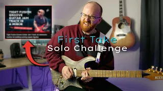 Improvising A Solo... Without Hearing The Track Beforehand! | First Take Solo Challenge