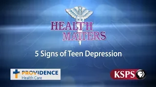 Five Warning Signs of Teen Depression