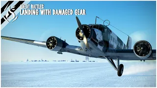 Crash Landing Badly Damaged Bombers and Fighters with Failing Gear  | IL-2 Great Battles