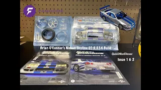 FanHome - Brian O’Conner’s Nissan Skyline GT-R R34 Build - Issue 1 & 2 | Diecast Collector Unboxing