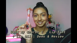 UOMA By Sharon C - Lip tint + Lip Oil | Boasty | First Impression & Review | Nalanie