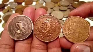 Monedas de 20 centavos Teotihuacan PRECIO DE LA SERIE COMPLETA / Monedas Mexicanas antiguas