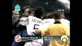 Спартак 1-1 Интер. Лига чемпионов 1998/1999