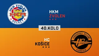 40.kolo HKM Zvolen - HC Košice HIGHLIGHTS