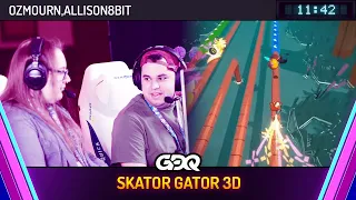 Skator Gator 3D by Ozmourn and allison8bit in 11:42 - Awesome Games Done Quick 2024