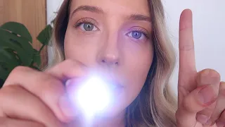 ASMR EYE TEST & INSPECTION with Colour Test, Eye Chart & Flashlight