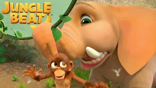 Invasion of the Seeds! | A Sneeze on the Breeze | Jungle Beat: Munki & Trunk | Kids Animation 2023