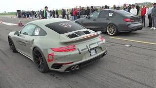 1000HP 9ff Porsche 991 Turbo S MkII HCP vs BMW M3 G80 Competition LCE Performance