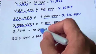 Multiplicacion y Division por 10000, 100000 y 1000000