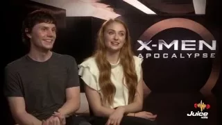 FM104's The Juice talks with Evan Peters & Sophie Turner