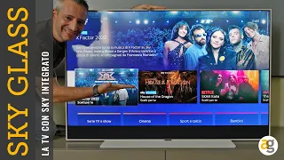 Recensione SKY GLASS la TV con SKY INTEGRATO SENZA PARABOLA.