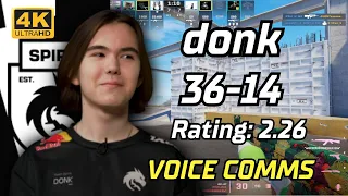 【4K】donk (36-14) rt:2.26 VOICE COMMS (Vertigo) | Jun 1, 2024 #cs2 #pov